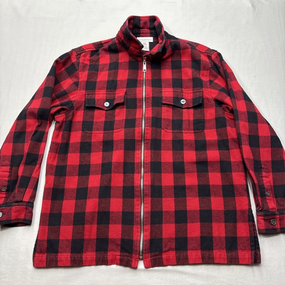 Jones New‎ York Women's Lg  Red & Black Buffalo Plaid Jacket